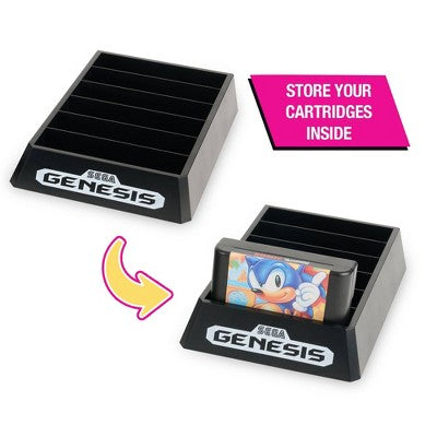 Sega Genesis Display Console - Supervillain Boss Bundle + Sonic 1