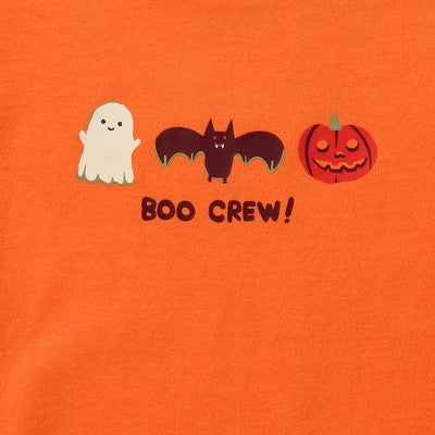 Toddler Boys' 2pc Halloween Boo Cat & Jack Orange 3T