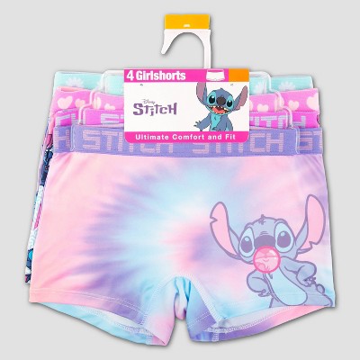 Girls' Stitch 4pk Athletic Shorts Underwear - 8