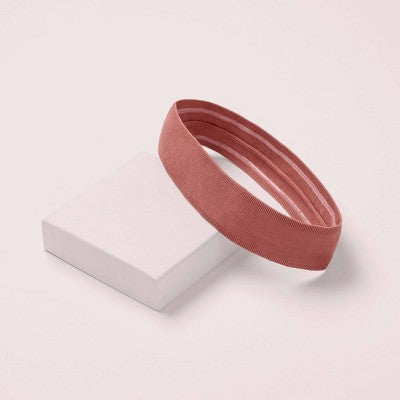 The Hair Edit Harmony Elastic Headband - Terracotta Rose