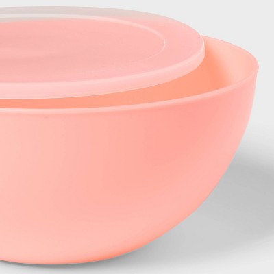 119 fl oz Single Packable Serving Bowl Coral - Sun Squad