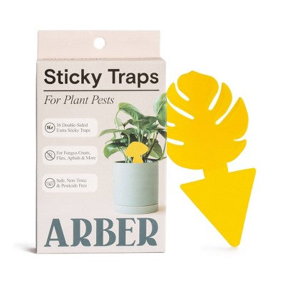 Arber 16pk Houseplant Sticky Insect Traps