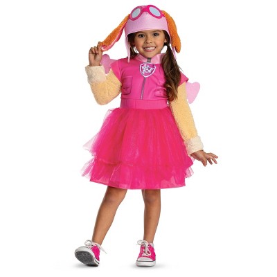 PAW Patrol Nickelodeon Girls' Skye Deluxe Tutu Costume Jumpsuit 3T-4T