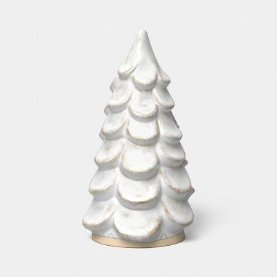 Medium Ceramic Christmas Tree Ivory - Threshold