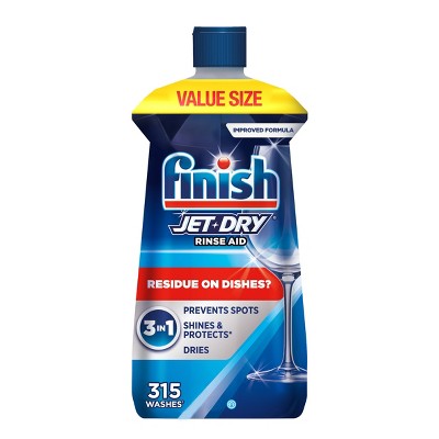 Finish Jet-Dry Rinse Aid Dishwasher Rinse and Drying Agent - 32oz