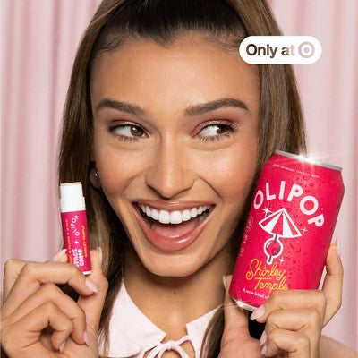 Space Camp Wellness x Olipop Shirley Temple Lip Balm - 0.25oz