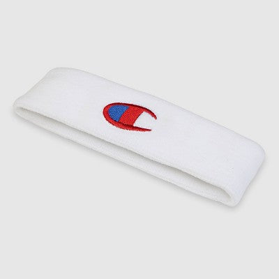 Champion Varsity Headbands+ Wristbands 3pk - White