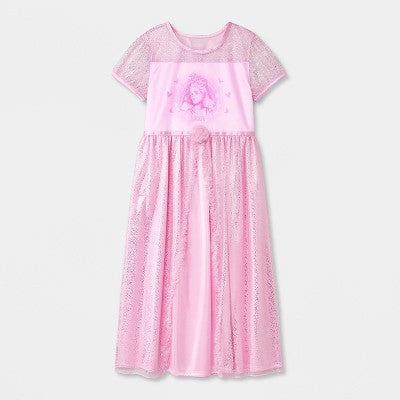 Girls' Wicked Glinda Fantasy NightGown - Pink XS