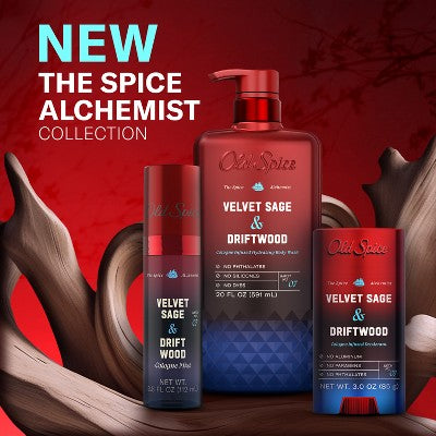 Old Spice x The Spice Alchemist Body Wash Velvet Sage and Driftwood 20 fl oz