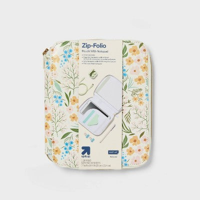 Mini Zipfolio Floral - up&up