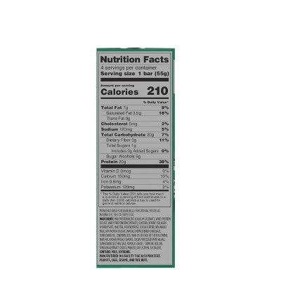 Barebells Minty Chocolate Crisp Nutrition Protein Bars - 20g Protein - 7.76oz/4pk