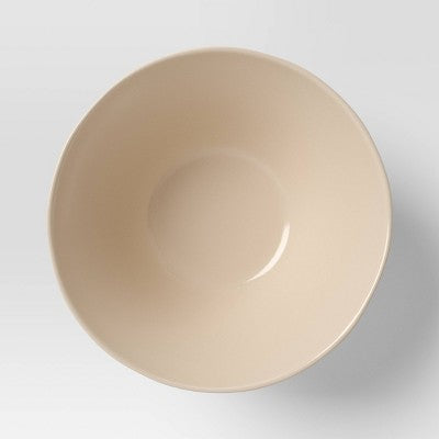 22.58oz Stoneware Aralia Organic Coupe Cereal Bowl Beige - Threshold (LOCAL PICKUP ONLY)