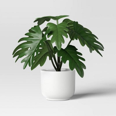 4.3" Set of 3 Mini Artificial Plants in White Pot - Room Essentials