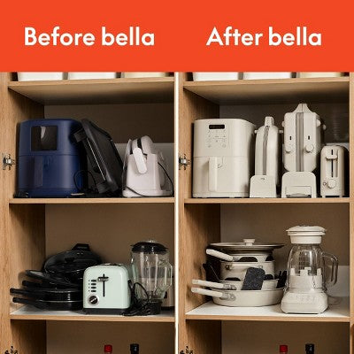 bella Flip and Store Waffle Maker Blossom