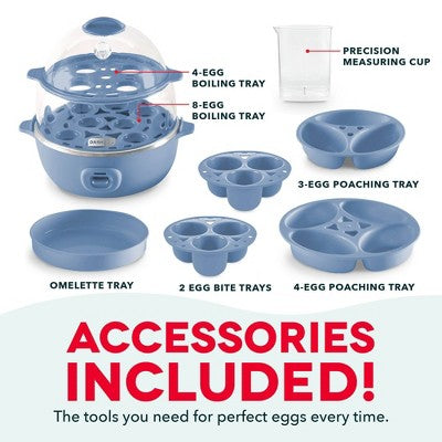 Dash Ultimate Deluxe Egg Cooker Blue