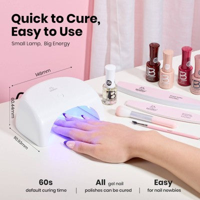 Beetles 12 Colors All In One Nail Polish Starter Kit - 12ct