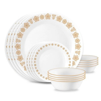 Corelle 16pc Butterfly Gold Dinnerware Set (LOCAL PICKUP ONLY)