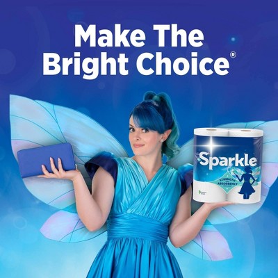 Sparkle Tear-A-Square Paper Towels - 6 Double Rolls - 2-Ply - 110 Sheets
