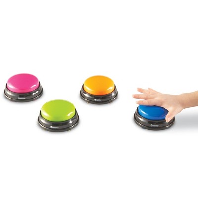 Learning Resources Answer Buzzers - 4pk: Teaching Aid, Educational Tools for Kindergarten & Preschool