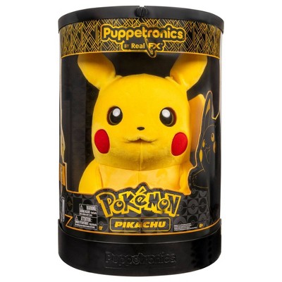 Pokemon Pikachu Puppetronic by RealFX - 16" Interactive Plush with 120+ Animations
