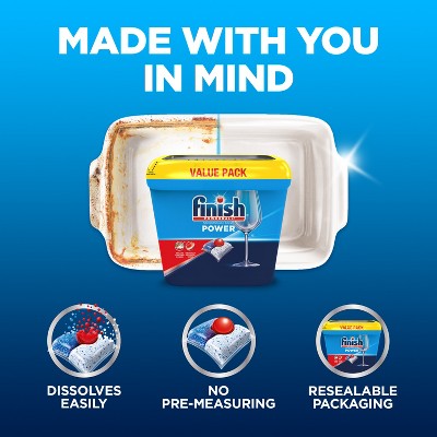 Finish Fresh Power Dishwasher Detergent Tablets - 84ct