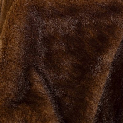 Faux Fur Throw Coffee Brown- Threshold