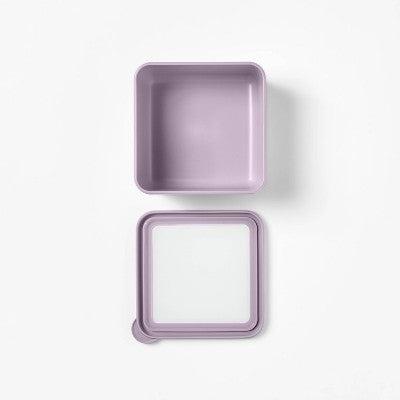 Square Food Storage Container Lavender - Figmint