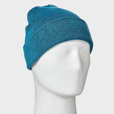 Men's Knit Cuffed Beanie - Goodfellow & Co Blue