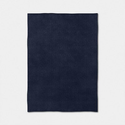 Everyday Knit Throw Pillow - Dark Blue - Threshold