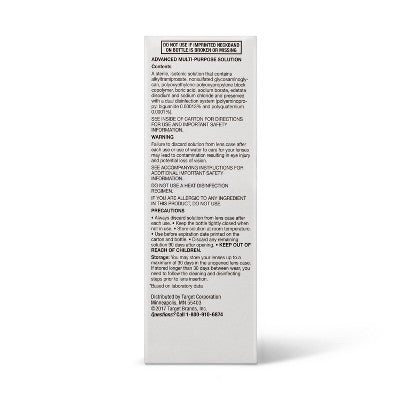 Multipurpose Contact Solution Comfort Formula - 4 fl oz - up&up