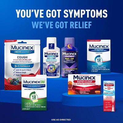 Mucinex Rapid Clear Pain Headache Mucus Congestion Tablets - 20ct