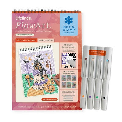 Lifelines FlowArt: Dot-by-Letter, Spooky Season