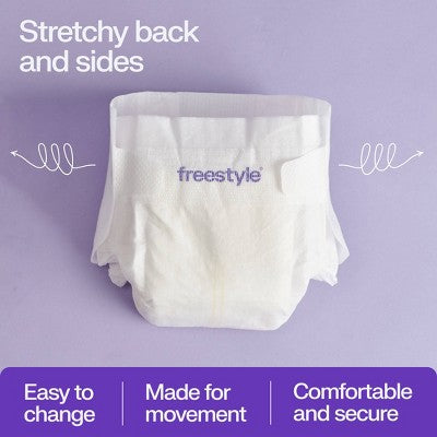 Freestyle Total Chlorine Free 14x Better Absorption Hypoallergenic Baby Diapers - Size 2 - 72ct