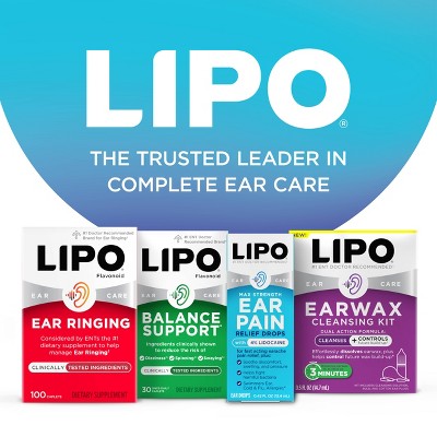 Lipo-Flavonoid Pain Relieving Ear Treatment Drops with Lidocaine - 0.42 fl oz