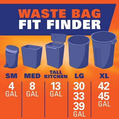 Hefty Ultra Strong Tall Kitchen Drawstring Fabuloso Trash Bags - 13 Gallon - 100ct