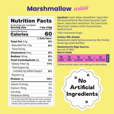 MAGIC SPOON Minis Marshmallow Protein Treat - 4.8oz/8ct