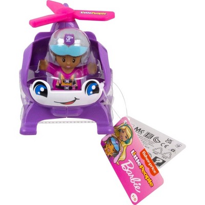Little People Barbie Toys Push-Along Vehicle & Figure Set Collection, Styles May Vary