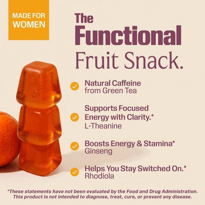 Lioness Energy Citrus Fruit Snacks - 3.4oz/4ct