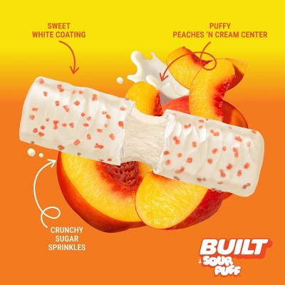 Built Bar Sweet Peach Punch Sour Protein Bars - 16g Protein - 1.45oz/4ct