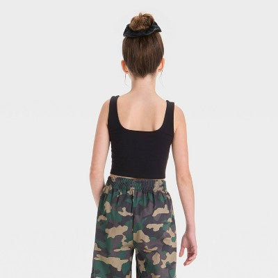 Girls' Square Neck Tank Top - art class Black XL