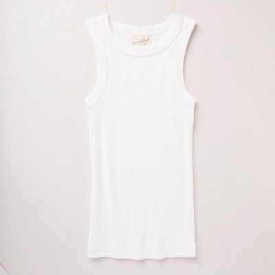 Women's Iconic Crew Tank Top - Universal Thread White S