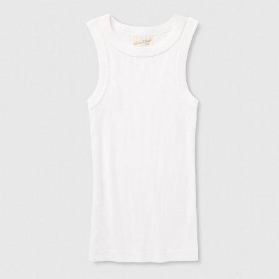 Women's Iconic Crew Tank Top - Universal Thread White S