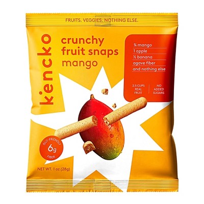 Kencko Mango Fruit Snaps - 1oz