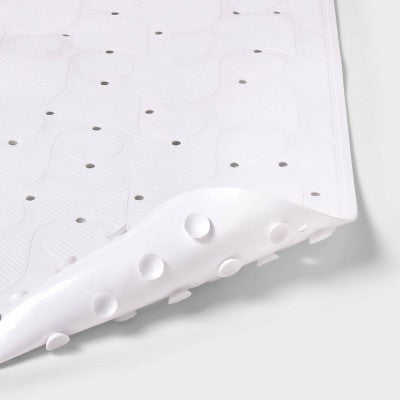 17"x36" Rounded Bath Mat White - Room Essentials