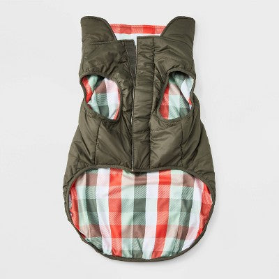 Reversible Plaid Dog Vest - Boots & Barkley M