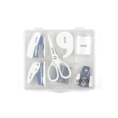 Yoobi Evolve 8pc Mini Supply Kit White
