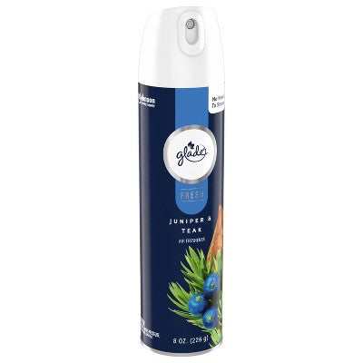 Glade Fresh Aerosol Room Air Freshener - Juniper & Teak - 8oz