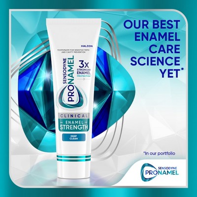 Sensodyne Pronamel Clinical Enamel Strengthening and Deep Clean Toothpaste - 3.4oz