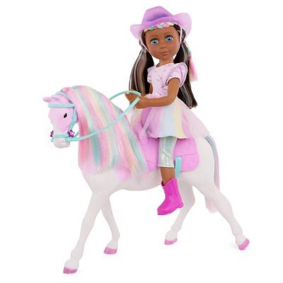 Glitter Girls 14" Doll and Horse with Rainbow Mane Samara & Sunlight