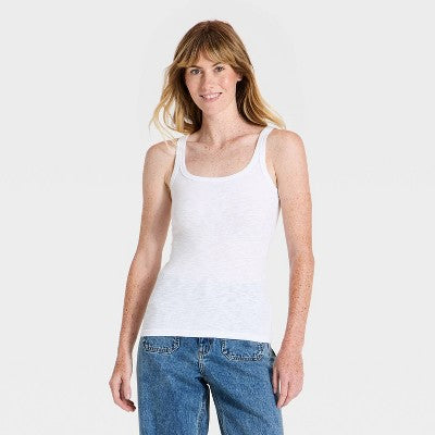 Women's Scoop Tank - Universal Thread White S